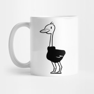 Iowa the Ostrich in 'Iowa' Mug